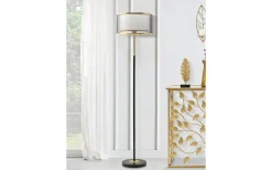 Golvlampor < Mauro Ferretti Azzurro Golvlampa 153cm Svart/Guld