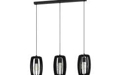 Avlånga Taklampor < Eglo Bajazzara Taklampa 89cm Svart