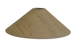 Enfärgade Runda Lampskärmar < Hallbergs Bali Lampskärm Ø35cm Natur