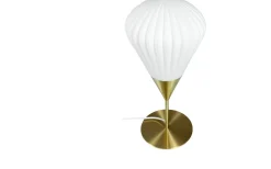 Bordslampor-Dyberg Larsen Ballon Bordslampa 45,5cm Opal/Mässing
