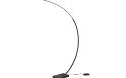 Golvlampor|Golvläslampor-Trio Lighting Bangkok Golvlampa LED mattsvart