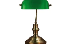 Skrivbordslampor-Markslojd Bankers Bordslampa 42cm Grön