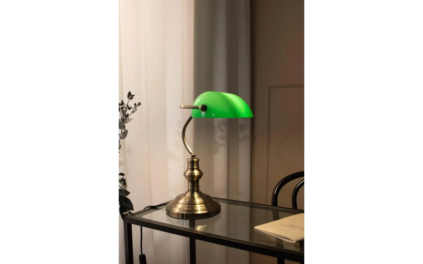 Skrivbordslampor-Markslojd Bankers Bordslampa 42cm Grön