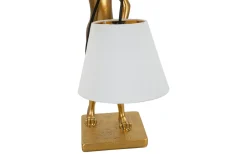 Bordslampor-Mauro Ferretti Barca Bordslampa Kanin 47cm Guld