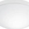 Plafonder-Eglo Bari Plafond 27,5cm Sensor Vit IP44