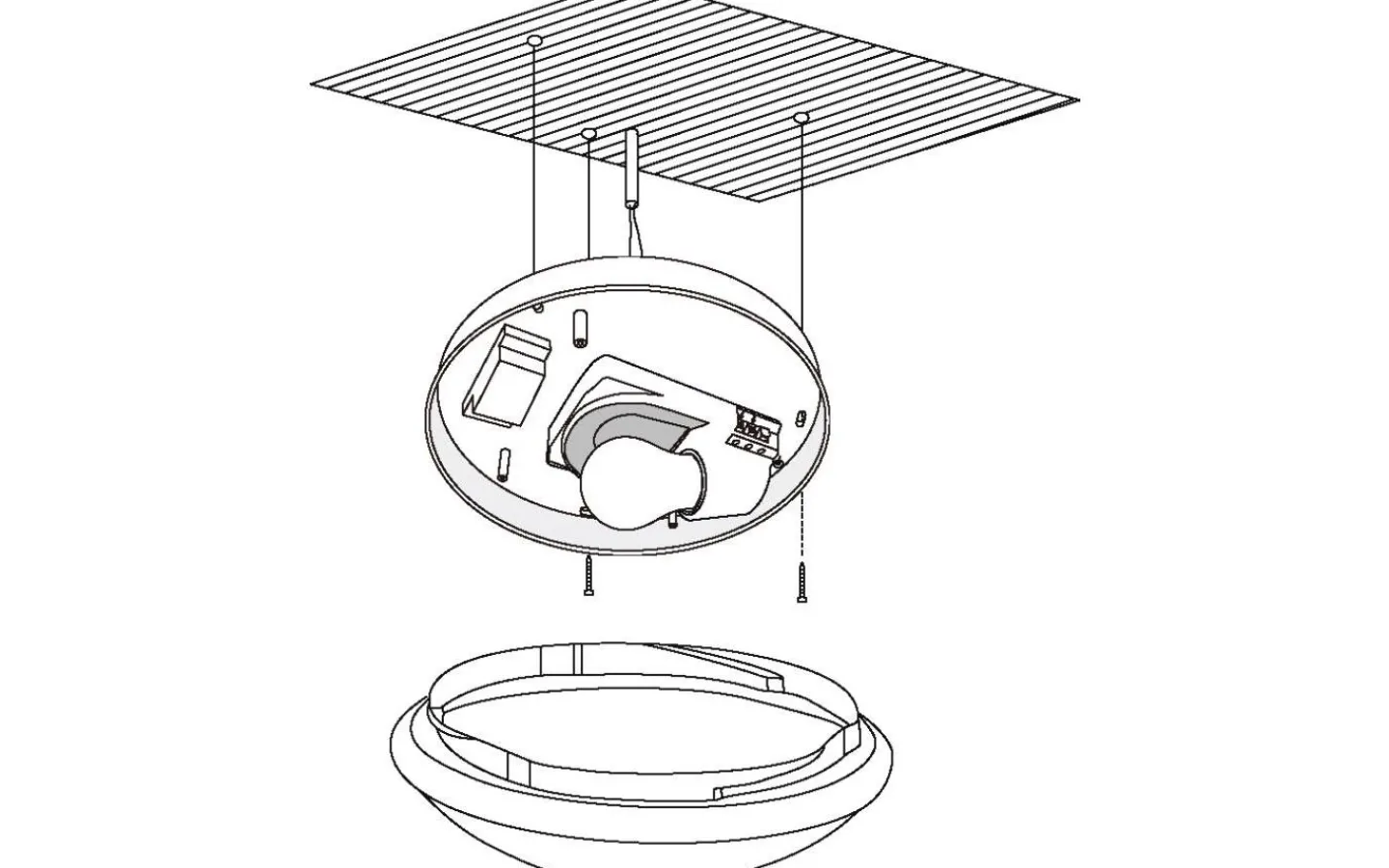 Plafonder-Eglo Bari Plafond 27,5cm Sensor Vit IP44