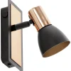 Läslampor-Eglo Barnham Vägglampa LED Svart
