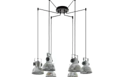 Stora Taklampor Ø70-150 Cm < Eglo Barnstaple Taklampa 6L Grå