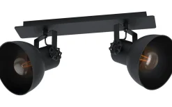 Avlånga Takspotlights|Takspot Med 2 Lampor < Eglo Barnstaple Takspotlight 48cm 2L Svart
