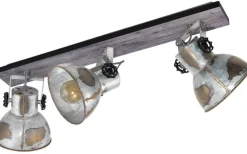 Takspot Med 3 Lampor-Eglo Barnstaple Takspotlight 75cm 3L Grå