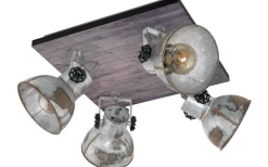 Takspot Med Minst 4 Lampor-Eglo Barnstaple Takspotlight 45cm 4L Grå