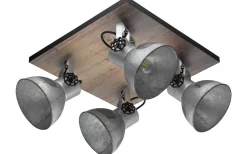 Takspot Med Minst 4 Lampor-Eglo Barnstaple Takspotlight 45cm 4L Grå