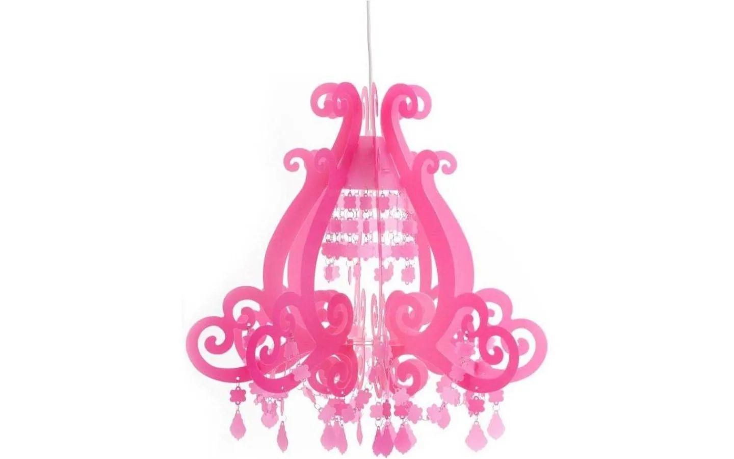 Barnrum < Oriva Barock Taklampa 45cm Cerise