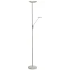 Uplight-Texa Design Barone 2L Golvlampa 1,8m LED CCT 27W+7W Dimbar Sand/Nickel