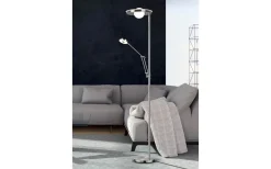 Uplight|Golvläslampor < Trio Lighting Barrie Golvlampa LED i borstat stål