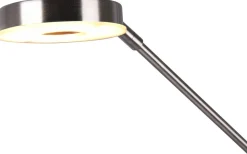 Uplight|Golvläslampor < Trio Lighting Barrie Golvlampa LED i borstat stål