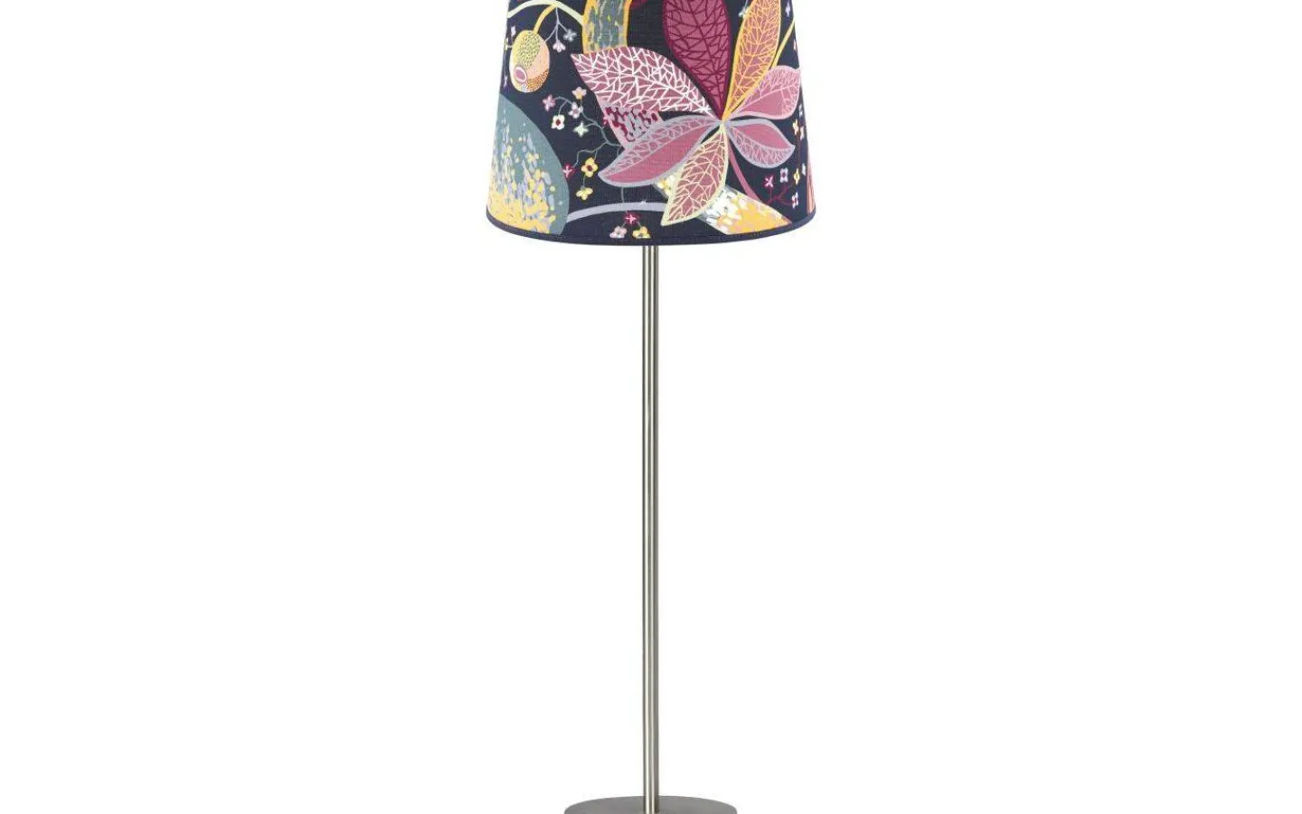 Bordslampor-PR Home Base Bordslampa 71cm Silver med mönstrad skärm