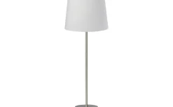 Bordslampor < PR Home Base Bordslampa 58cm Silver med offwhite skärm