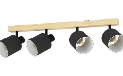 Avlånga Takspotlights|Takspot Med Minst 4 Lampor-Eglo Batallas Takspotlight 63cm Svart
