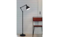 Vardagsrum|Golvläslampor-By Rydens Bazar Golvlampa 147cm Svart
