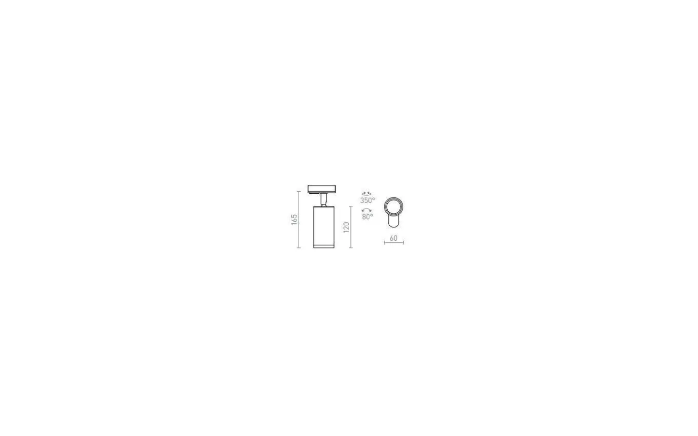 Kök & Matplats|Skensystem < Rendl Belenos 1-Fas Spotlight Vit GU10