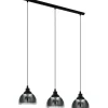 Avlånga Taklampor < Eglo Beleser Taklampa 91cm 3L Svart