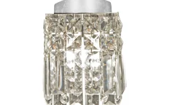 Badrumslampor Tak|Kristallplafonder-Aneta Belissa Kristallplafond 11cm Krom IP44