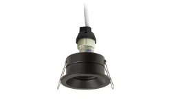 Spotlights Med Utbytbar Ljuskälla|Infällda Spotlights Badrum-Rendl Bella Infälld Spotlight Svart IP65