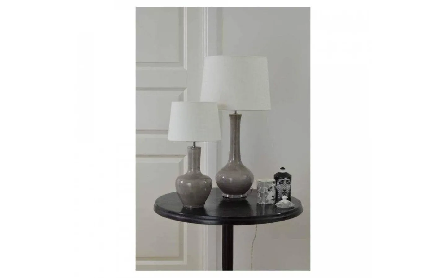Sovrum|Lampfötter-Hallbergs Bella Lampfot 50cm Grey