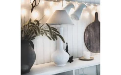 Vardagsrum|Sovrum < Hallbergs Bella Lampfot 50cm Vit