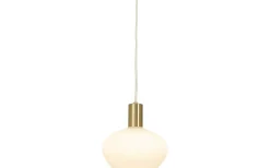 Kök & Matplats|Fönsterlampor-Aneta Bell Fönsterlampa 15cm Matt Mässing/Opal