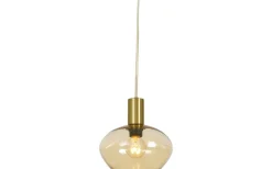 Kök & Matplats|Fönsterlampor < Aneta Bell Fönsterlampa 15cm Mässing/Amber