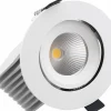 Downlights, Spotlight|230V Led Spotlights-Malmbergs Belzig Svanhals Downlight 3000K 10W Vit 230V
