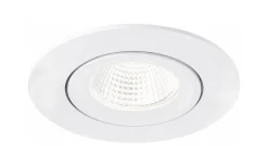 Downlights, Spotlight|230V Led Spotlights-Malmbergs Belzig Svanhals Downlight 3000K 10W Vit 230V