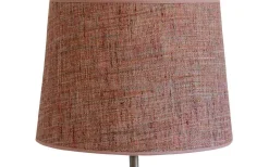 Enfärgade Runda Lampskärmar-Hallbergs Benares Lampskärm Ø30cm Röd