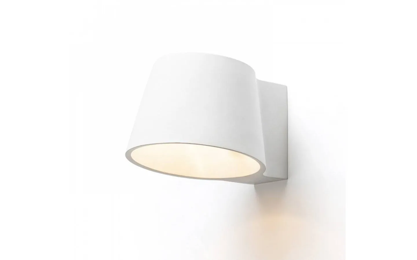 Lampetter < Rendl Benita Vägglampa Gips 21cm