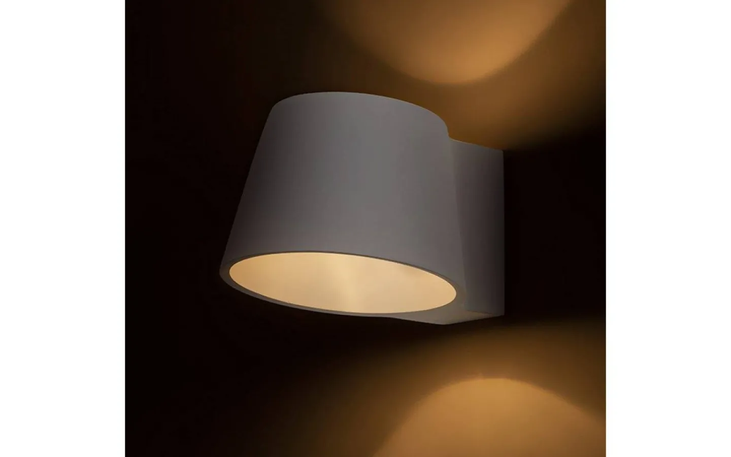 Lampetter < Rendl Benita Vägglampa Gips 21cm