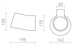 Lampetter < Rendl Benita Vägglampa Gips 21cm