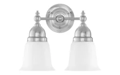 Badrumslampor Vägg < Karlskrona Lampfabrik Bergman - Förnicklad Badrum IP21