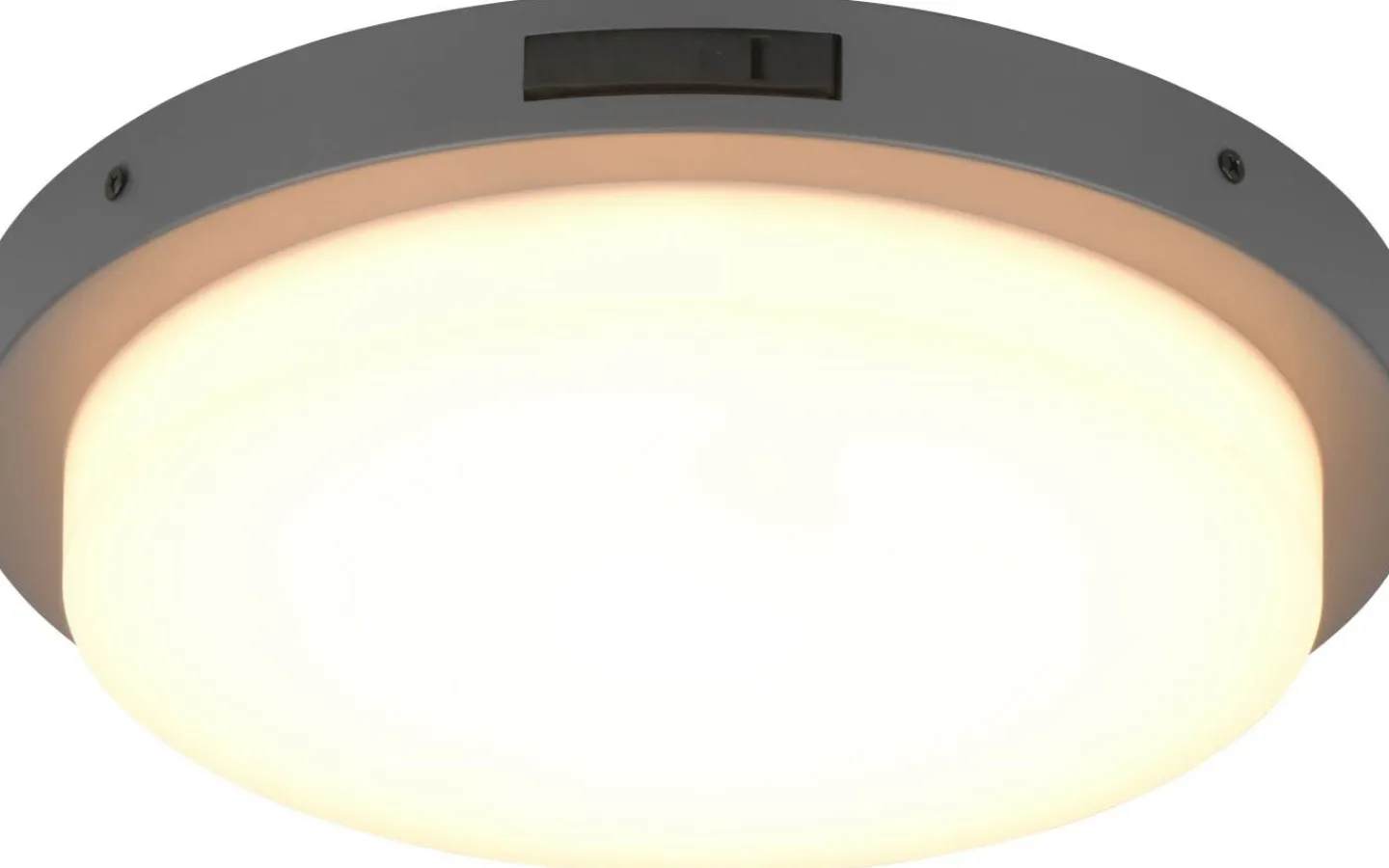 Badrumslampor Tak-Trio Lighting Bermejo Plafond LED 30cm antracit IP54