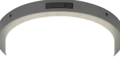 Badrumslampor Tak-Trio Lighting Bermejo Plafond LED 30cm antracit IP54