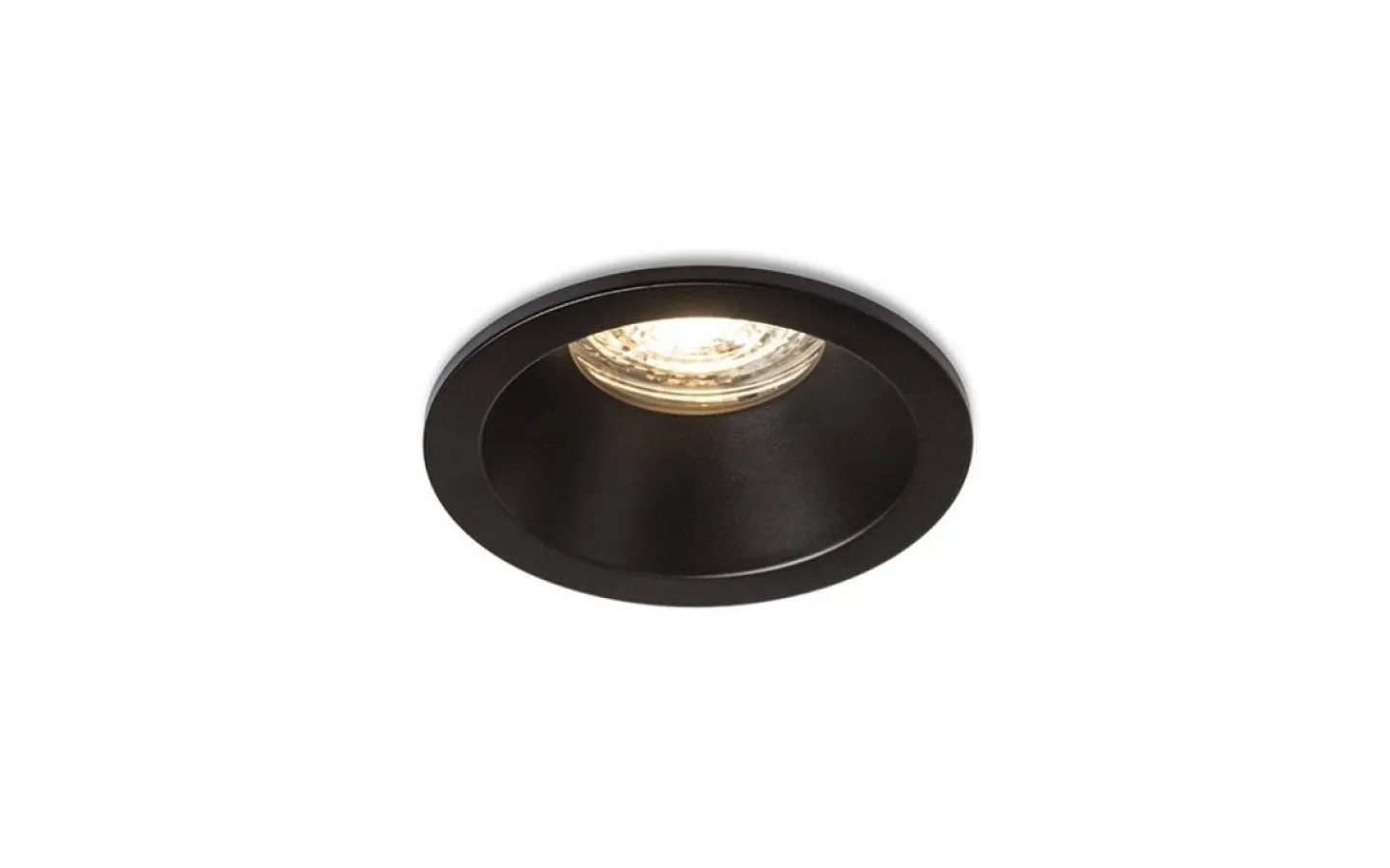 Spotlights Med Utbytbar Ljuskälla|Infällda Spotlights Badrum-Rendl Bermuda Infälld Spotlight Svart IP65