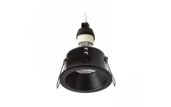 Spotlights Med Utbytbar Ljuskälla|Infällda Spotlights Badrum-Rendl Bermuda Infälld Spotlight Svart IP65