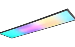 Plafonder-Reality Beta Plafond LED 120cm mattsvart RGBW