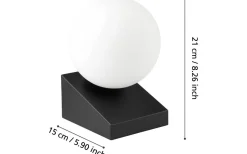 Bordslampor-Eglo Bilbana Bordslampa 20cm Svart