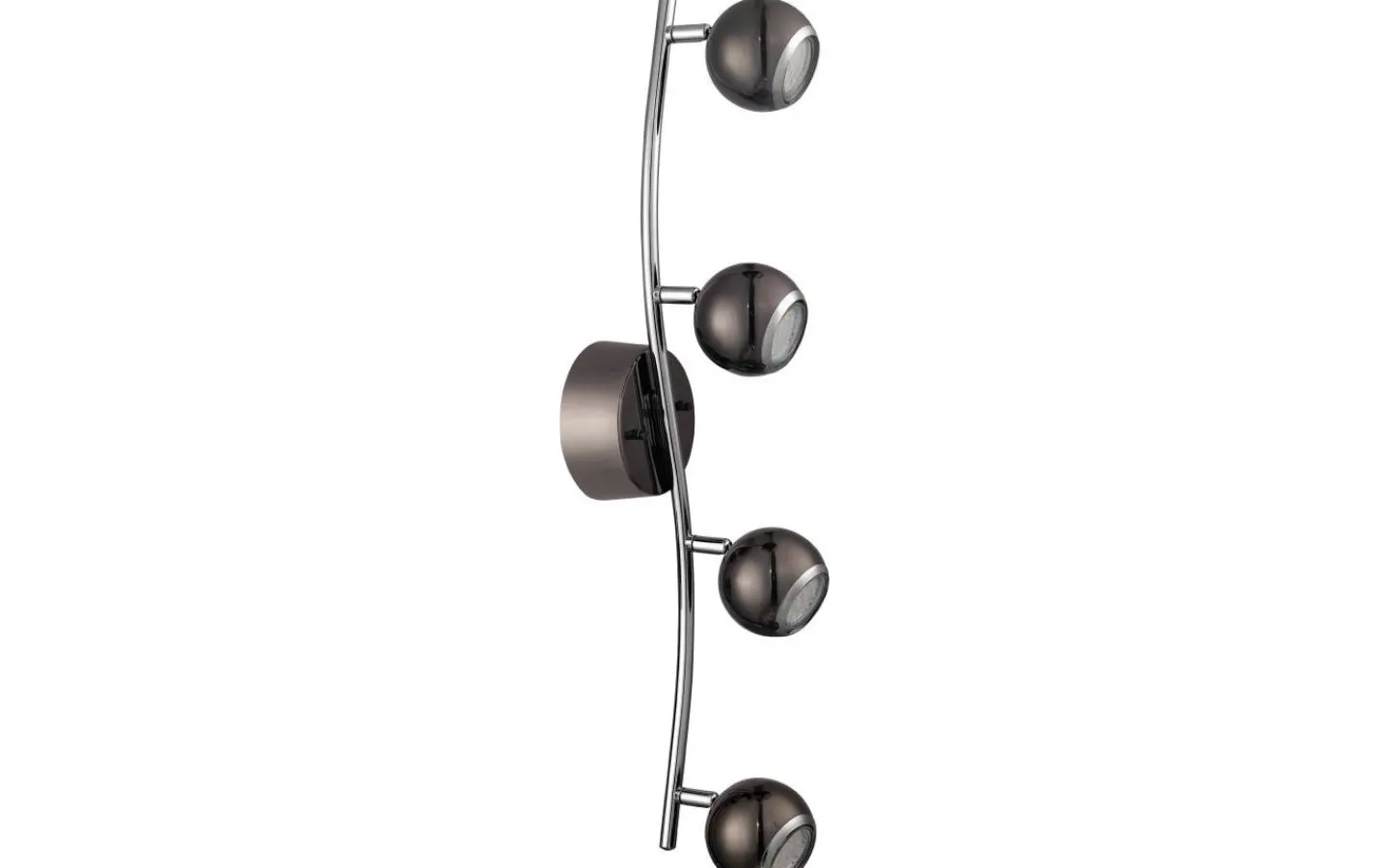 Avlånga Takspotlights|Takspot Med Minst 4 Lampor < Eglo Bimeda Takspotlight 64cm GU10 LED 3000K 4x2,8W Nickel