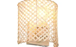 Lampetter-Reality Bina Vägglampa E27 brun/bambu