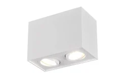 Takspot Med 2 Lampor < Trio Lighting Biscuit Takspotlight 2-delad GU10 mattvit