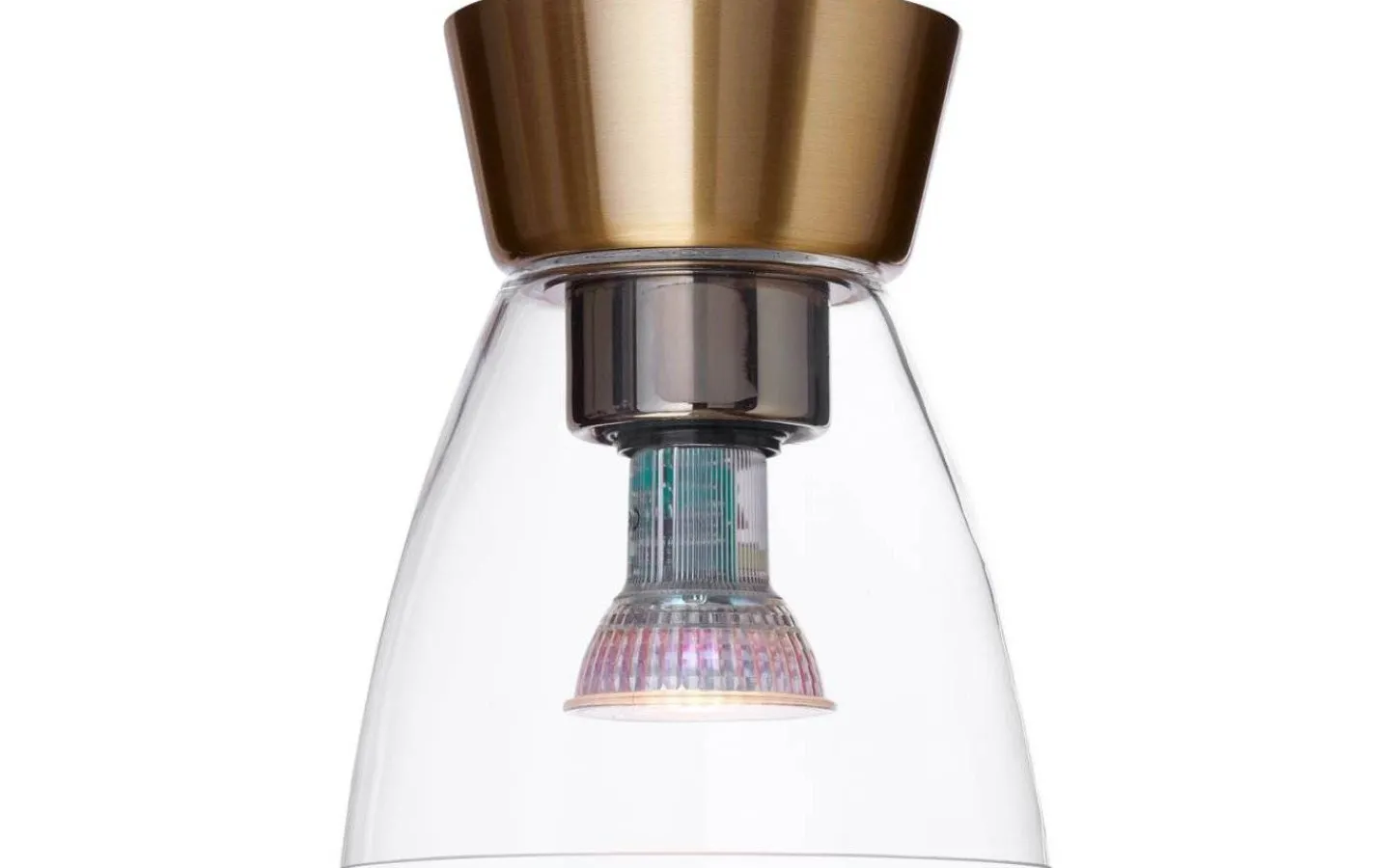Hall & Trappa|Plafonder < Belid Bizzo Plafond 17cm Mässing/Klar
