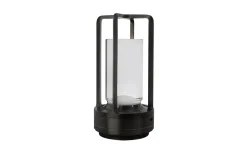 Ljuslyktor|Uppladdningsbara Lampor Inomhus < ArmaturHantverk B178 Laddbar Bordslykta 18cm CCT LED Svart